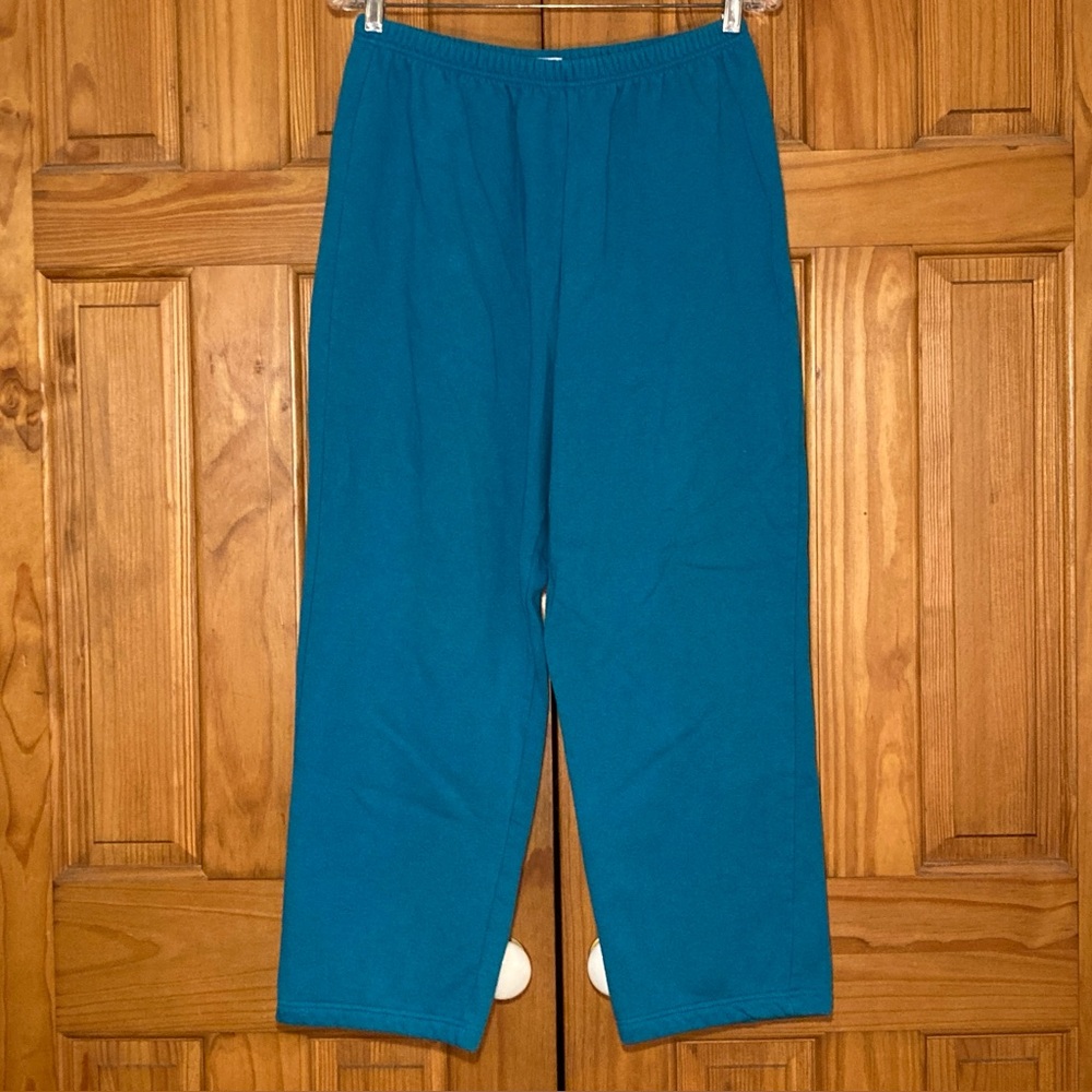 NWOT Anthony Richards Vintage 90s Pants Pull On Fleece Blue Size L Large